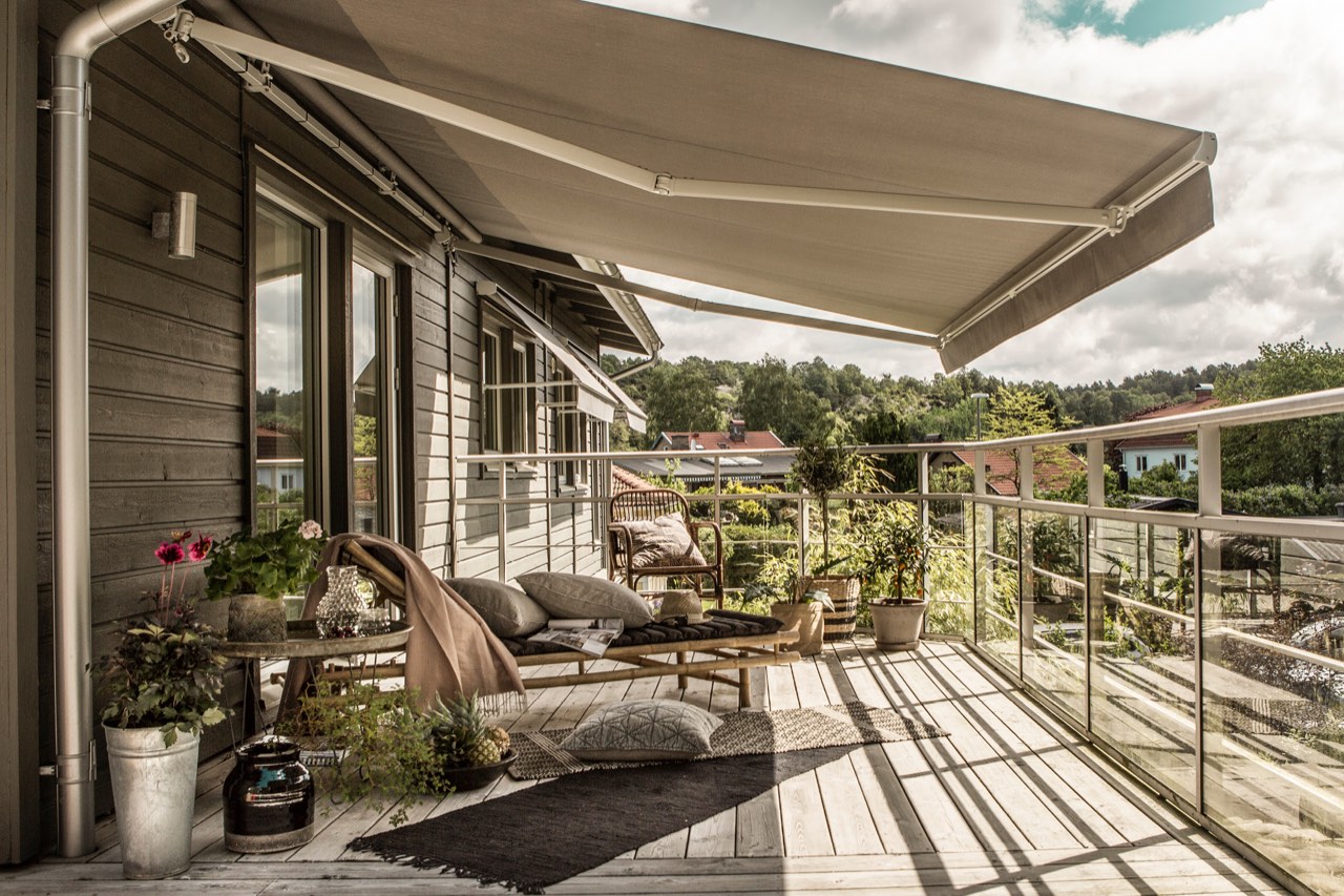 Terrassmarkiser, bild 1